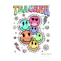 Teacher #6545 Sublimation transfers - Heat Transfer Graphic