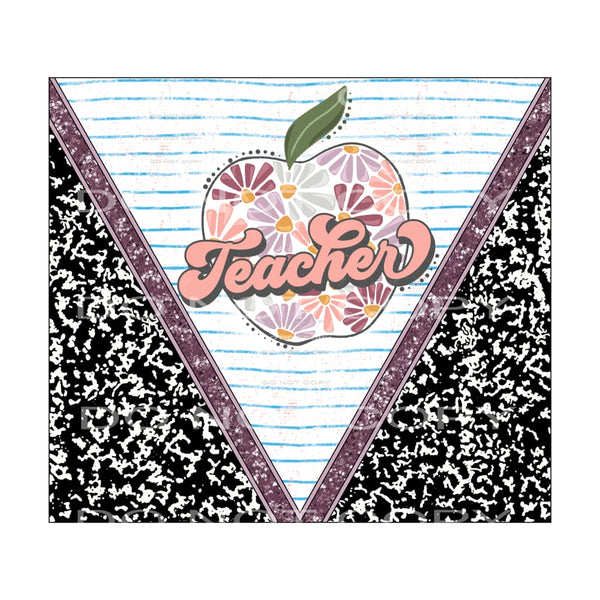 Teacher apple wallpaper # 891 - Heat Transfer Graphic Tee -