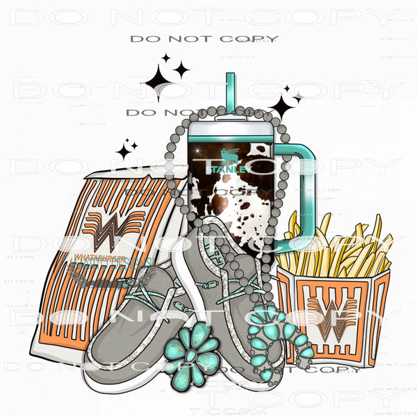 Teal Hey Dudes #7654 Sublimation transfer - Heat Transfer