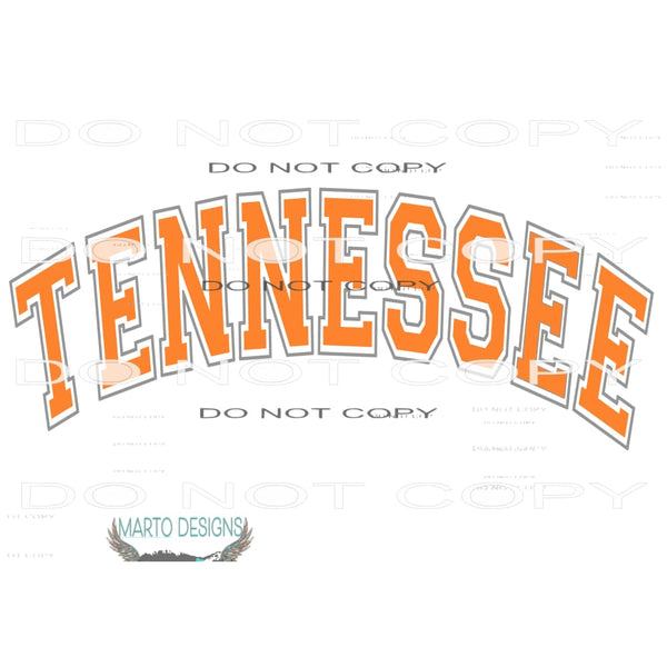 Tennessee # 6920 Sublimation transfers - Heat Transfer