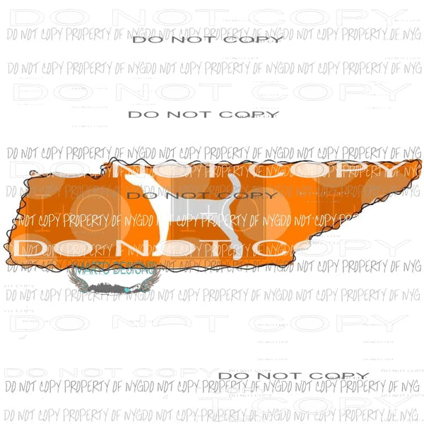 Tennessee hand Drawn #3 Sublimation transfers Heat Transfer