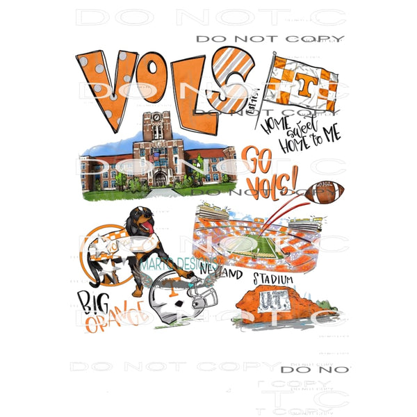 tennessee Vols # 4421 Sublimation transfers - Heat Transfer