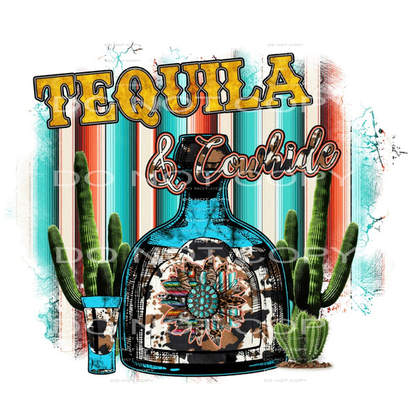 Tequila and cowhide # 596 Sublimation transfers - Heat