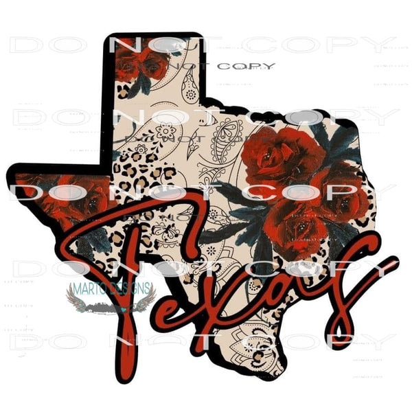 Texas #6571 Sublimation transfers - Heat Transfer Graphic