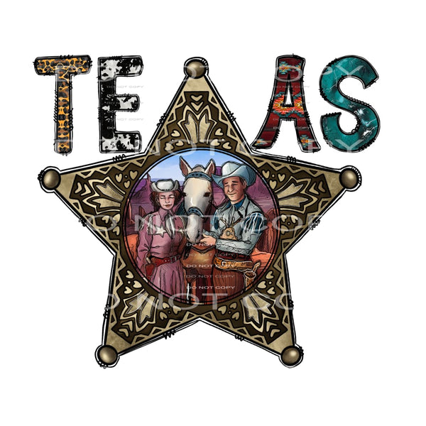 Texas # 702 Sublimation transfers - Heat Transfer Graphic