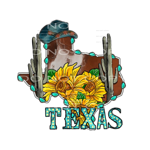 Texas # 703 Sublimation transfers - Heat Transfer Graphic