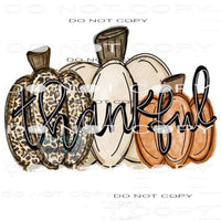 Thankful #6162 Sublimation transfers - Heat Transfer Graphic