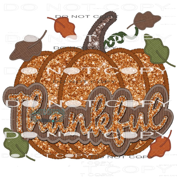 Thankful #6878 Sublimation transfers - Heat Transfer Graphic