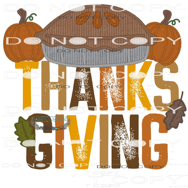 Thanks Given #7396 Sublimation transfers - Heat Transfer