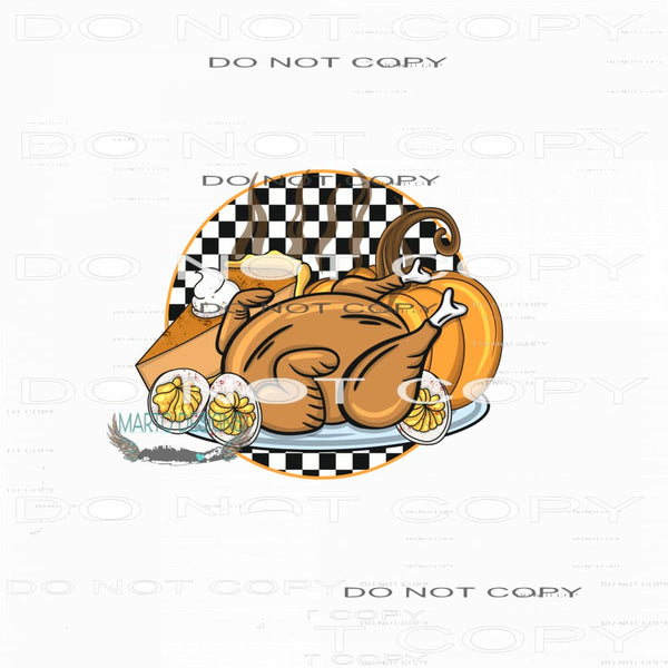 Thanksgiving #7598 Sublimation transfers - Heat Transfer