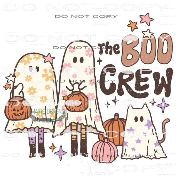 The Boo Crew #6818 Sublimation transfers - Heat Transfer