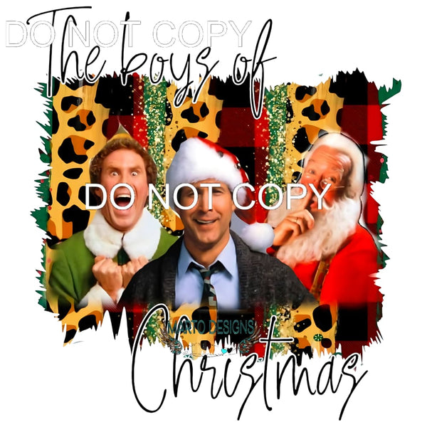 The Boys Of Christmas #183 Sublimation transfers - Heat
