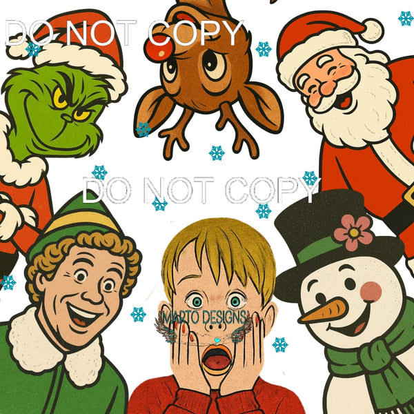The Boys Of Christmas #184 Sublimation transfers - Heat