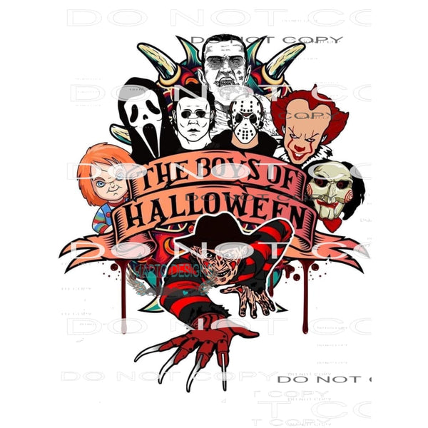 The Boys Of Halloween #6363 Sublimation transfers - Heat