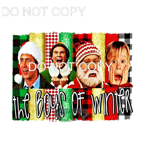 The Boys Of Winter #181 Sublimation transfers - Heat