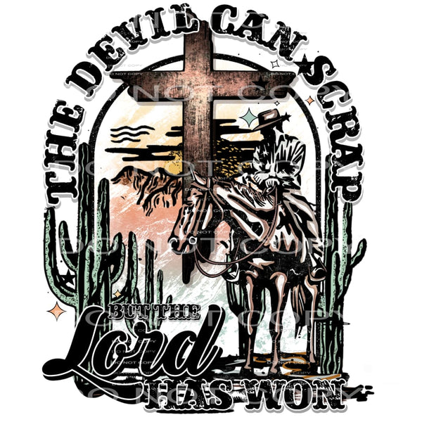 The devil can scrap # 196 Sublimation transfers - Heat