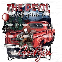 The Devil Went Down To Georgia #6171 Sublimation transfers -
