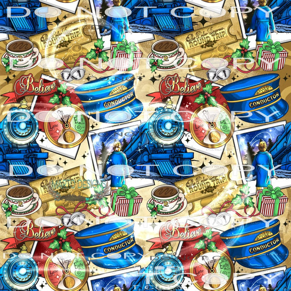 The Polar Express #8329 Sublimation transfers - Heat