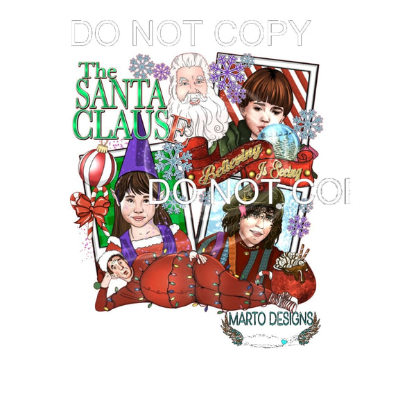 The Santa Clause #8328 Sublimation transfers - Heat