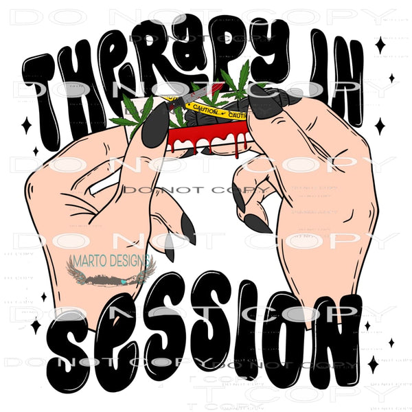 Therapy In Session #6096 Sublimation transfers - Heat
