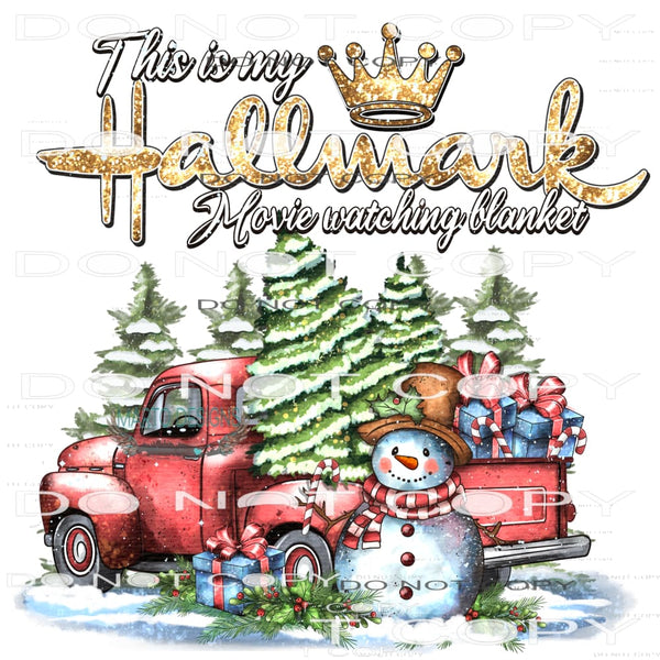 This Is My Hallmark Movie Watching Blanket #7788 Sublimation