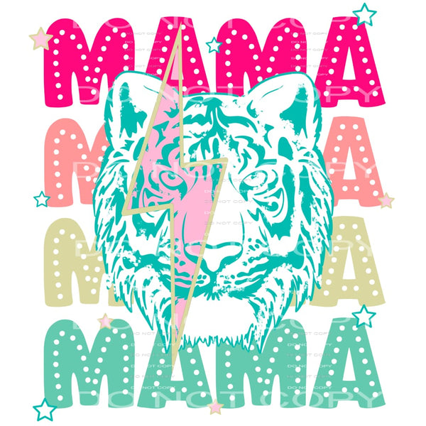 Tiger Mama #4573 Sublimation transfers - Heat Transfer