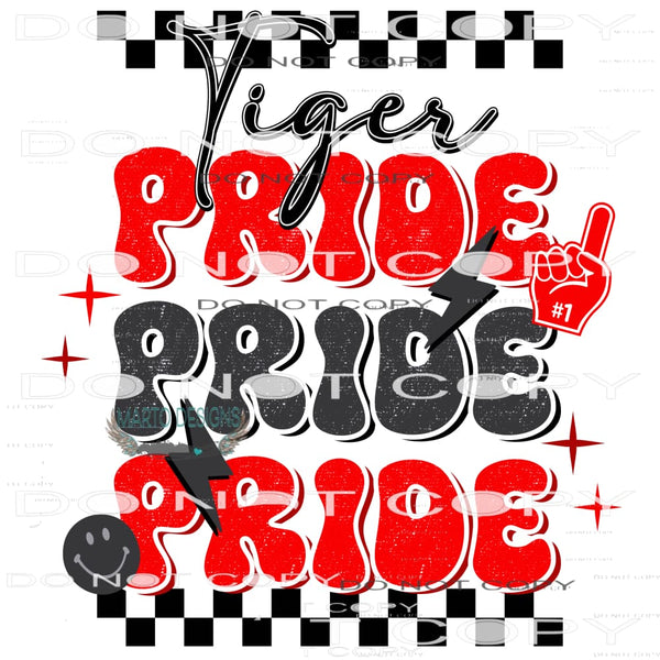 Tiger Pride #10318 Sublimation transfers - Heat Transfer