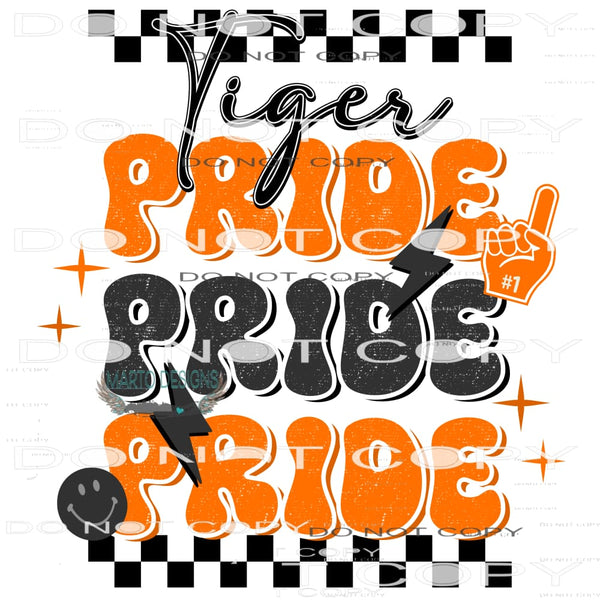 Tiger Pride #10323 Sublimation transfers - Heat Transfer