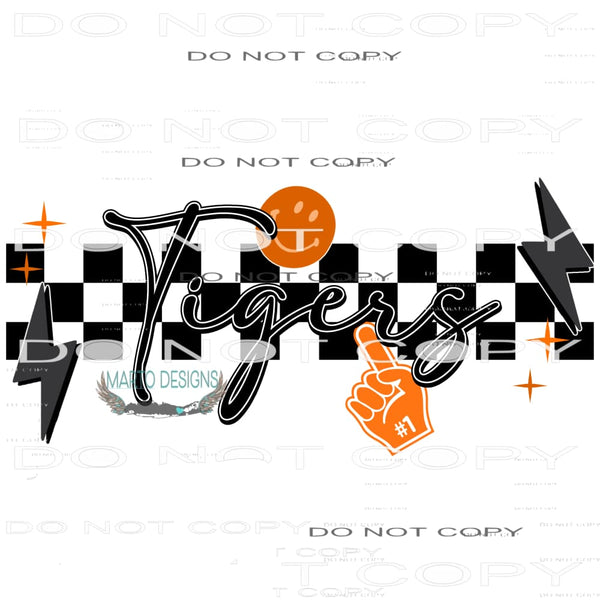 Tigers #10315 Sublimation transfers - Heat Transfer Graphic