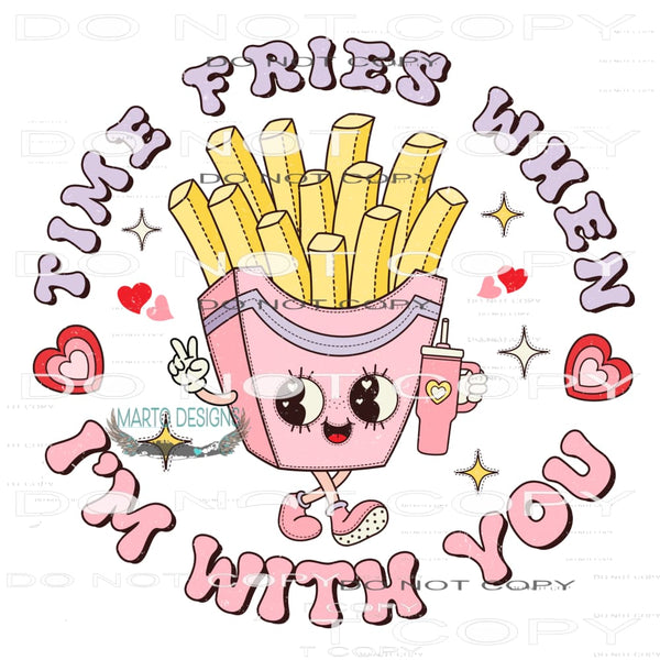 Time Fries #11217 Sublimation transfer - Heat Transfer