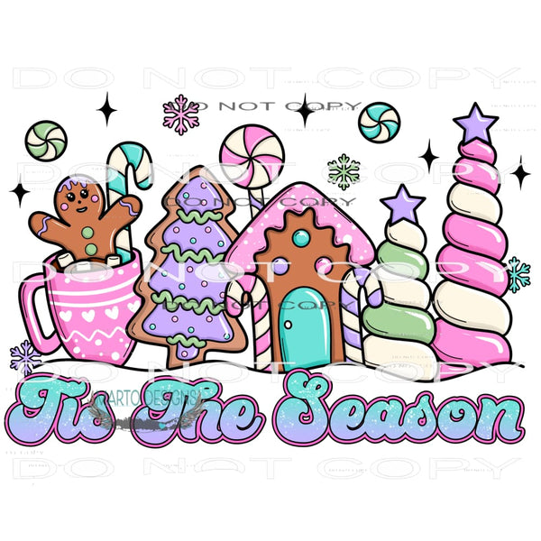 Tis The Season #11371 Sublimation transfer - Heat Transfer