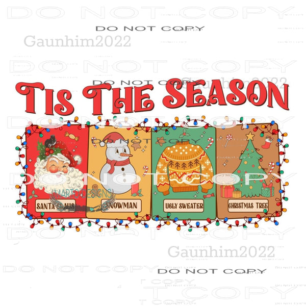 Tis The Season #8134 Sublimation transfers - Heat Transfer