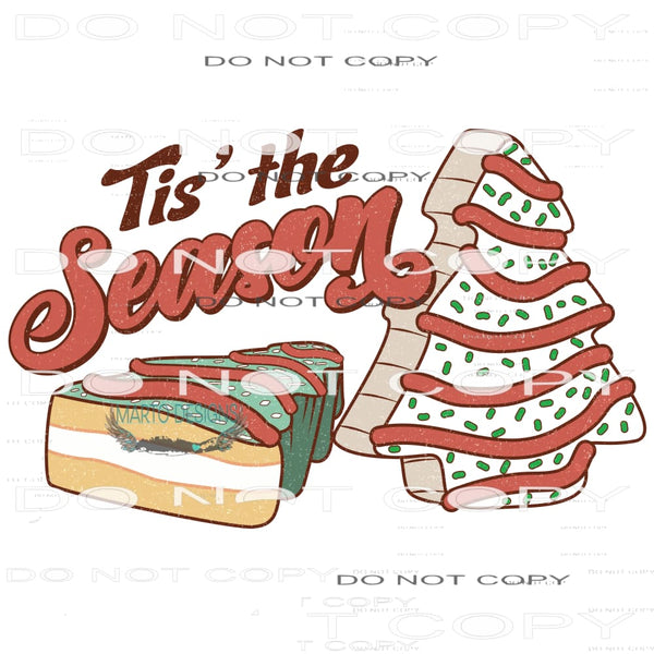 Tis The Season #8191 Sublimation transfers - Heat Transfer