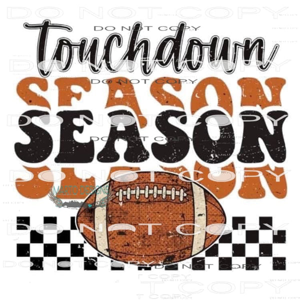 Touchdown Season #6385 Sublimation transfers - Heat Transfer