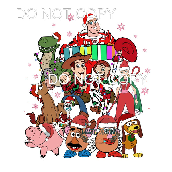 Toy Story Merry Xmas #284 Sublimation transfers - Heat