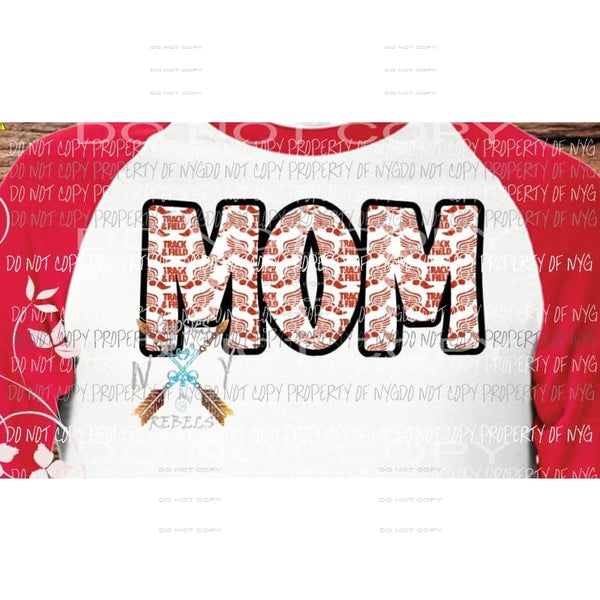 Track MOM you choose school color sublimation transfer Heat Transfer