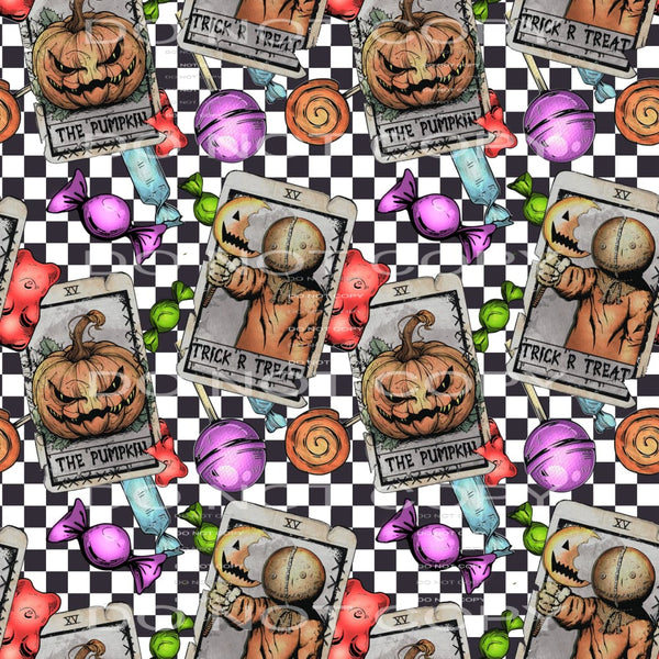 Trick Or Treat #5856 Sublimation transfers - Heat Transfer