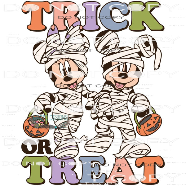 Trick Or Treat #6199 Sublimation transfers - Heat Transfer