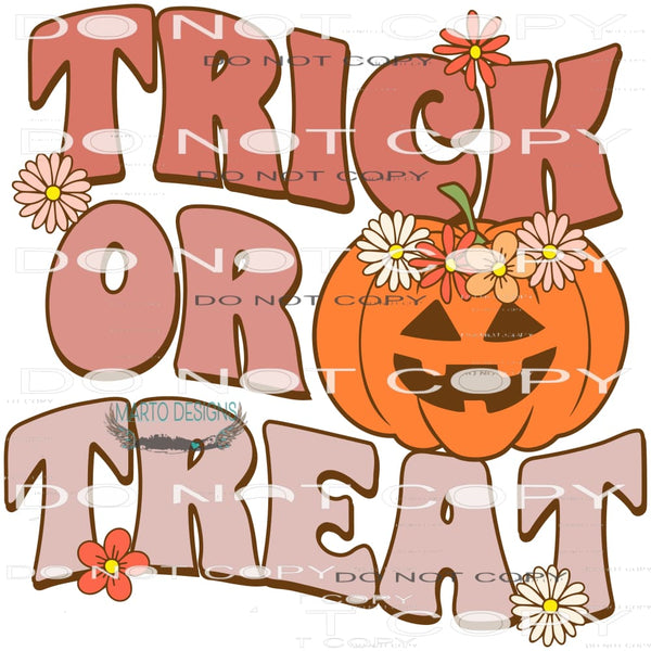 Trick Or Treat #6200 Sublimation transfers - Heat Transfer