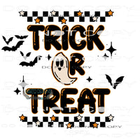 Trick Or Treat #6329 Sublimation transfers - Heat Transfer