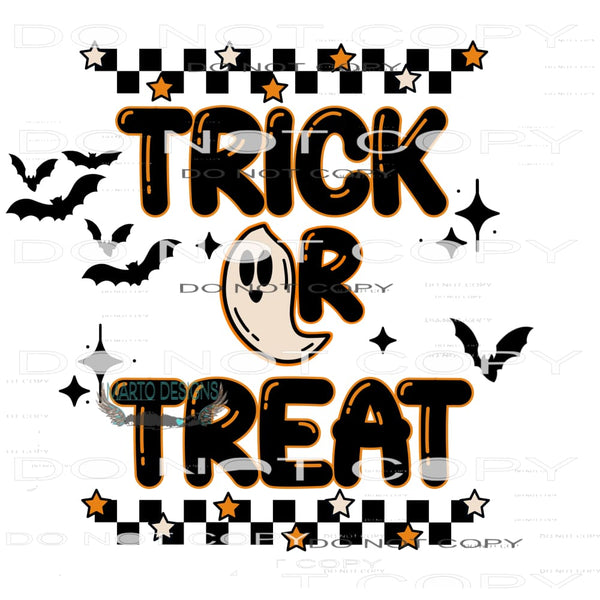 Trick Or Treat #6329 Sublimation transfers - Heat Transfer