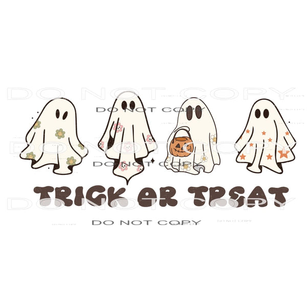 Trick Or Treat #6889 Sublimation transfers - Heat Transfer