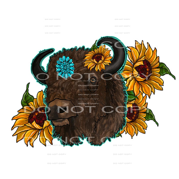 Turquoise cow # 627 Sublimation transfers - Heat Transfer