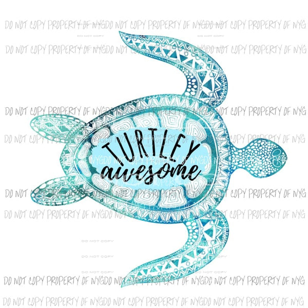 turtleyawesome turtle sublimation transfer Heat Transfer