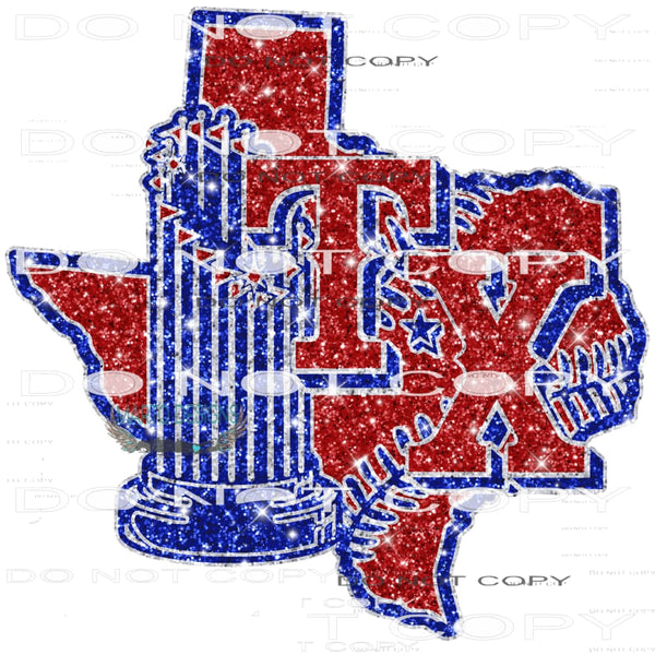 TX Baseball #8409 Sublimation transfers - Heat Transfer