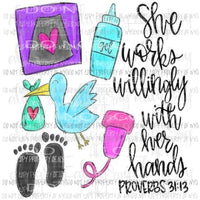Ultrasound Tech She Works Willingly Sublimation transfers Heat Transfer
