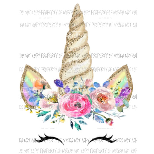 Unicorn #5 Sublimation transfers Heat Transfer