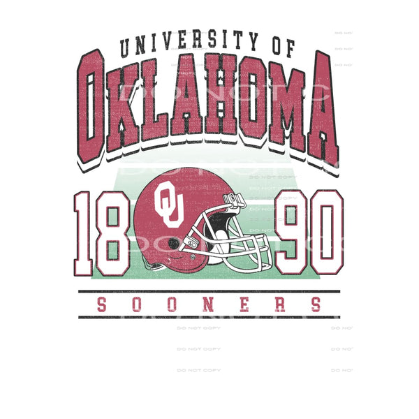 University of Oklahoma # 553 Sublimation transfers - Heat
