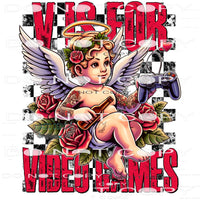 V Is For Video Games #8795 Sublimation transfers - Heat