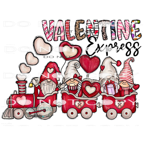 Valentine Express #9588 Sublimation transfers - Heat